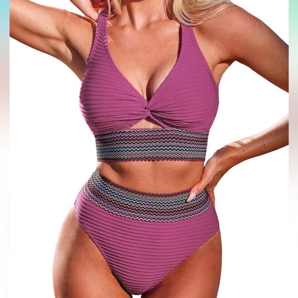 CUPSHE Women's Bikini Sets Two Piece Size Small
